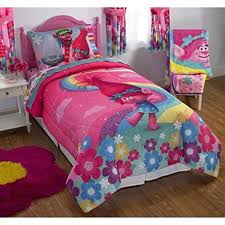 Dreamworks Trolls Complete 5 Piece Girls Comforter Set Full Want Additional Info Click On The Image Bedroom Decor Bed Linens Luxury Girls Comforter Sets