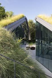 Edge Land House With Triangular Smart Pool And Living Roof By Bercy Chen Studio Avec Images Toiture Vegetalisee Photo De Maison Architecture Durable