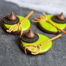 Melted Witch Cookies An Easy Halloween Treat Idea Video Recipe Video Halloween Treats Easy Halloween Cookie Recipes Halloween Sugar Cookies