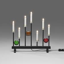 2 st gnosjö adventsljusstake i mässing. Adventsljusstakar