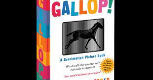 Gallop Scanimation Book Unique Gifts For Kids Unique Gifts For Girls Toddler Gifts