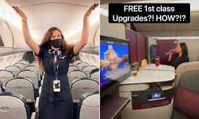 Flight attendant shares tips and tricks on how YOU can get a FREE  first-class upgrade and save money | Daily Mail Online