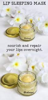 Lip Sleeping Mask Nourish And Repair Lips Overnight Lip Sleeping Mask Coconut Oil Lip Balm Diy Lips
