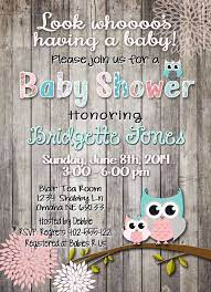 Printable Shabby Chic Owl Baby Shower Pink Teal Shabby Owl Invite 517 Digital File Or Profess Owl Baby Shower Trendy Baby Shower Ideas Owl Baby Shower Theme