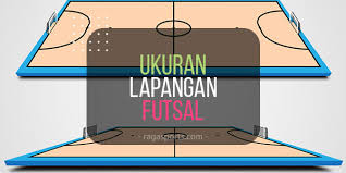 Jika kelilingnya tidak lebih dari 90 meter, maka panjang lapangan futsal tersebut (p) adalah. Ukuran Lapangan Futsal Internasional Nasional Mini
