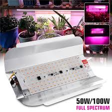The pcb width of this 5730 led strip light is 5mm. Waterproof 220v 100w Led 5730 Smd Grow Light Full Spectrum Flower Flood Light Plant Growing Lamp For Hydroponics Indoor Plants Ip65 Walmart Canada