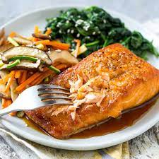 Tender salmon with cilantro, lime, avocado and tomato salsa. Easy Honey Garlic Salmon Recipe Healthy Fitness Meals