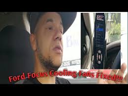 2001 ford focus zx3 solution to overheating due to cooling fans