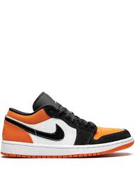 Air Jordan 1 Low Black And Orange Jordan Air Jordan 1 Low Shattered Backboard Farfetch Air Jordans Nike Air Shoes Sneakers