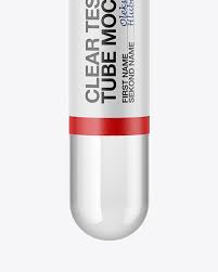 Download Clear Test Tube Mockup In Tube Mockups On Yellow Images Object Mockups