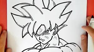 I share tips and tricks on how to improve your drawing skills th. How To Draw Goku Ultra Instinct From Dragon Ball Super Youtube
