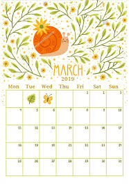 Beautiful March 2019 Wall Calendar Print Calendar Wall Calendar Calendar Wallpaper