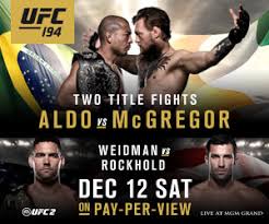 Conor mcgregor in rockhold put weidman on the canvas in the third frame and softened him up with a ground and pound onslaught. Ufc 194 Las Vegas Live Results Jose Aldo Vs Conor Mcgregor Chris Weidman Vs Luke Rockhold Indian Pro Wrestling Base