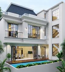 Desain Rumah Classic 3 Lantai Bapak Gusti Ii Di Jakarta Di 2020 Desain Rumah Rumah Home Fashion