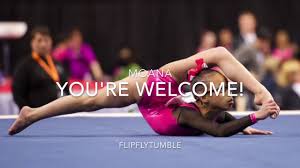 You Re Welcome Moana Gymnastics Floor Music Youtube