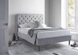 Canora grey upholstered bed with footboard storage trunks. Victoria Upholstered Bed Frame Upholstered Beds Upholstered Bed Frame Grey Upholstered Bed