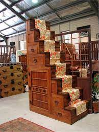 Edo Arts Japanese Antiques Art Textiles Tiny House Stairs Japanese Furniture Japanese Interior