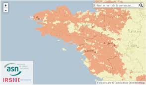 Essential pays de la loire. Cartes Du Radon En Loire Atlantique Bretagne Et Pays De Loire