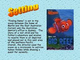 The current brings warm waters to. Finding Nemo Analysis Thesis Through Their Adventures The Paranoid Father Learns Not To Micro Manage His Son S Life And The Son Learns The Values Of Ppt Download