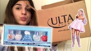 Shop ariana grande $$$branddetail.manufacturername$$$ $$$branddetail.categorytype$$$ for f at the fragrance shop. Ariana Grande Pufume Mini Gift Set Unboxing Cloud Moonlight Ect Youtube