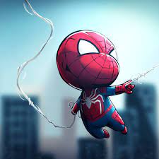 Perfect screen background display for desktop, iphone, pc, laptop, computer, android. Chibi Spiderman Wallpapers Top Free Chibi Spiderman Backgrounds Wallpaperaccess