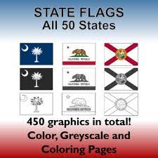 Download and print flags of countries coloring pages for kids! Usa State Flags All 50 Us States 450 Graphics Clipart And Coloring Pages