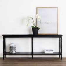 Black Monto Console Table Console Table Table Provincial Home