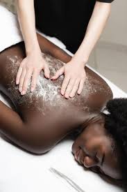Browse our directory and find your next stay in paradise.we are dedicated to increase public awareness of african american owned inns. Overhead View Of Masseur Massaging African American Woman With Scrub In Spa Salon Free Stock Photo And Image