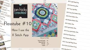 Pan, zoom, highlight pattern elements by color and type, instant details of stitch color, type, strands, blend contents and mark stitched items. Jan Hicks Creates Flosstube 10 How I Use The X Stitch App To Inventory Cross Stitch Supplies Youtube