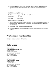 Master Plumber Resume Example Resumesdesign Resume Examples Sample Resume Resume
