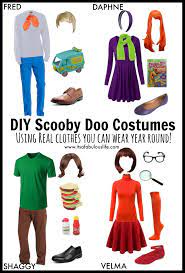 In the following video you can take an idea of the makeup to match your daphne or vilma costume. Group Halloween Costume Ideas Diy Scooby Doo Gang It S A Fabulous Life Scooby Doo Halloween Costumes Group Halloween Costumes Halloween Outfits