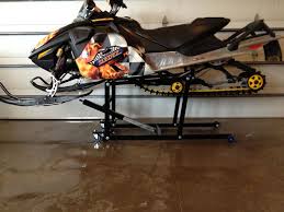 Sledez Snowmobile Lift Cart Stand Dolly Skidoo Arctic Cat Polaris Yamaha Snowmobile Lift Snowmobile Arctic
