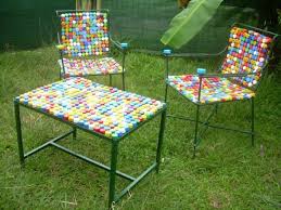 5 Innovative Chairs Made Of Only Recycled Materials Reuse Plastic Bottles Recycle Bottle Caps Diy Bottle