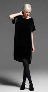 Eileen Fisher New Black Velvet Bateau Neck Hi Low Dress Size Ps 338 Velvet Fashion Black Velvet Dress Clothes