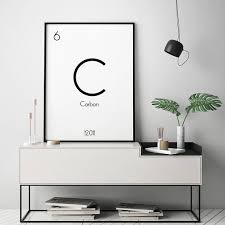 Periodic Table Wall Art Chemistry Gift Chemistry Decor Periodic Table Of Elements Periodic Table Poster Chemistry Poster Chemistry Gifts Wall Art Decal Wall Art