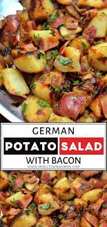 Skillet German Potato Salad Recipe German Potato Salad German Potatoes Easter Dinner Recipes