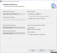 · compatible with windows 10 64 bit and 32 bit; K Lite Codec Pack Full Download