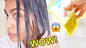 Olive oil is an excellent moisturizer for your scalp and is favorable to make scales disappear, which is that unpleasant white dust on our clothes. I Left Olive Oil In My Hair Overnight This Happened Shocking Results Youtube