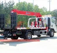 Buy ISUZU ELF breakdown wrecker truck with 4tons Crane ...