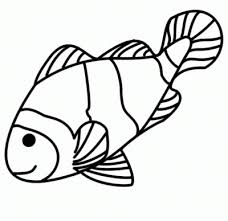 Pez Payaso Para Colorear