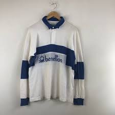 Due to the sustained success of the benetton rugby team, the club have a reputation for providing top talent for the italian national team. Vintage Benetton Colorblock Rugby Ls Shirt Benetton Jacket Etsy