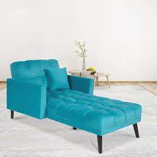 Featuring an elegant tufted body, this chair is curved to provide the most comfortable shape for the human body. Zipcode Design Sofa Chaise Lounge Indoor Chair Tufted Flannel Fabric Modern Lounger Recliner Lounge Chair 2 Person Couch Bedroom Couch For Office Or Living Room Bedroom Wayfair Ca