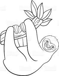 Sloth Coloring Page Cute Sloth Coloring Pages Print Coloring Albanysinsanity Com Cute Coloring Pages Coloring Pages Bird Coloring Pages