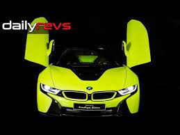 2020 Bmw I8 Roadster Limelight Edition Dailyrevs Com Bmw I8 Bmw Classic Cars Bmw