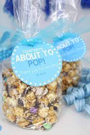 Baby Shower Bingo Baby Shower Popcorn Popcorn Baby Shower Favors Baby Shower Favors Diy