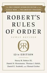 In the administrative matter of electronic applications of search. Robert S Rules Of Order Wikipedia