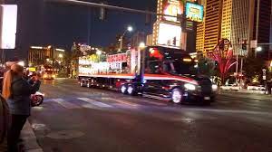 Nascar rolled into las vegas earlier this year because of the expanded schedule. Nascar Hauler Parade On Las Vegas Strip March 1 2018 Youtube