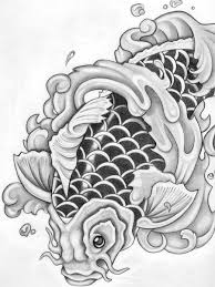 Japanese Koi Fish Tattoo Stencils Car Tuning