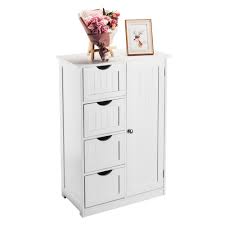 This bedroom chest is constructed of engineered wood and rubberwood in an antique walnut finish. Zimtown Modern Storage Cabinet With 4 Drawer Dresser Home Bedroom Furniture White Finish Walmart Com Walmart Com