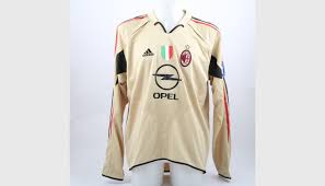 Ac milan #3 maldini 2004/2005 home shirt jersey calcio longsleeve adidas size ac milan vintage italy 2004 match issue adidas soccer shirt football jersey l. Seedorf S Ac Milan Match Issue Shirt Tim Cup 2004 05 Charitystars